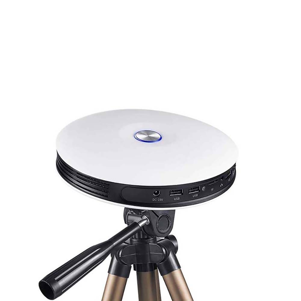 Hotack DP08 Android DLP Mini Projector - Showed on a Tripod