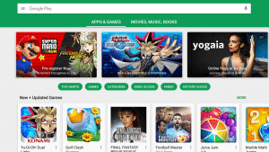 Play Store Opened