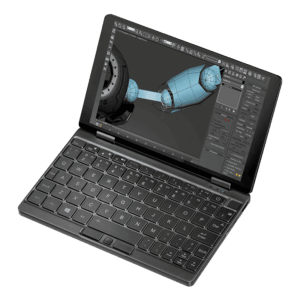 One Netbook Mix 3s Plus - Front View using AutoCAD