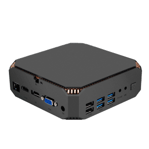 ACEPC CK2 i7 Windows 10 Mini PC for Home or Office - RJ45 Ethernet Port, Video Outputs (HDMI, DisplayPort and VGA) and 5.5mm Power Adapter Port