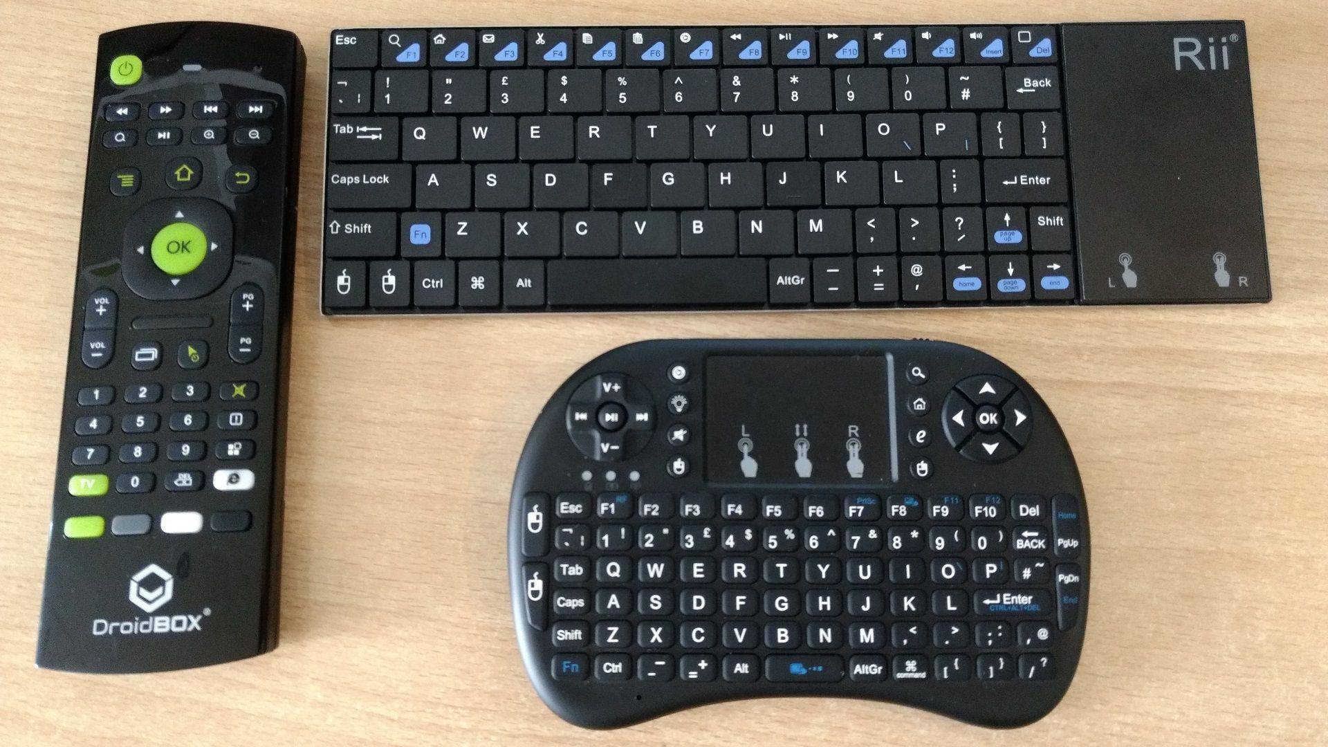 DroidBOX® VIP, i8+ and i12 remotes