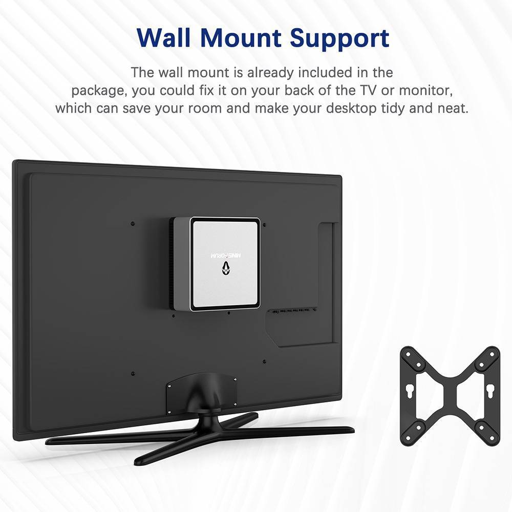 MinisForum DMAF5 - Showing Wall Mount