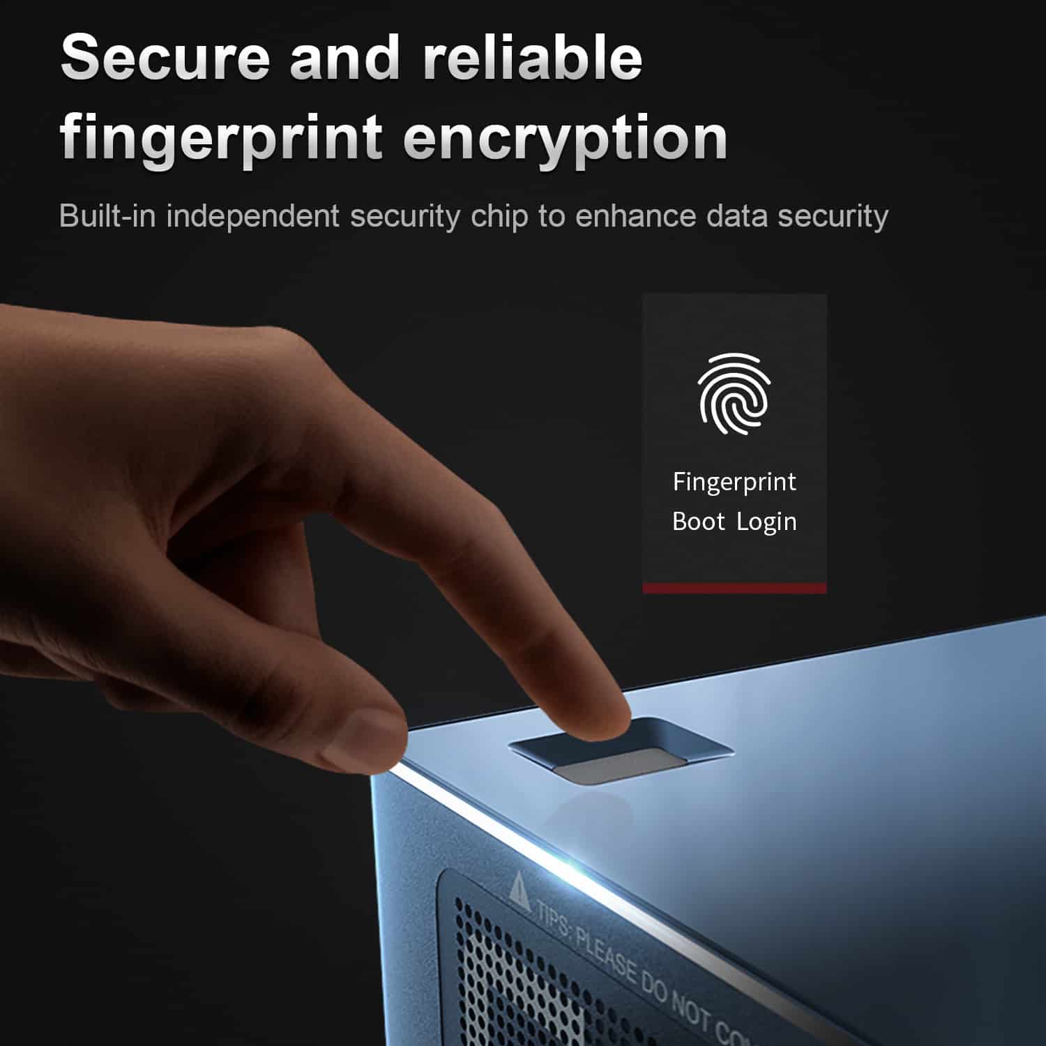 Beelink GTR-7 secure and reliable fingerprint encryption