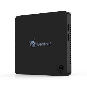 Beelink T34-M Windows Mini PC for Home,Office - Showing standing up with 2x USB 3.0 Ports