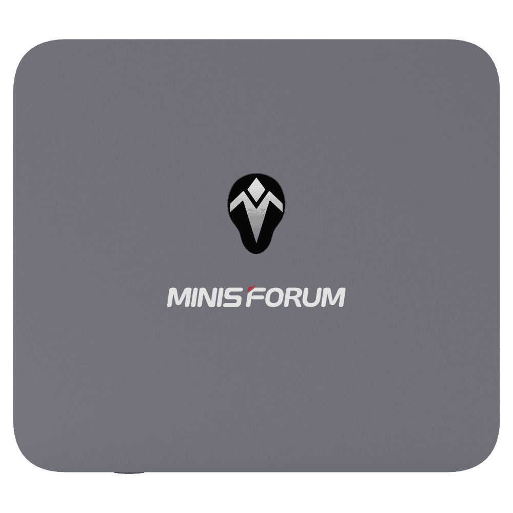 MinisForum X35G Windows Intel NUC Mini PC - Shown from the top