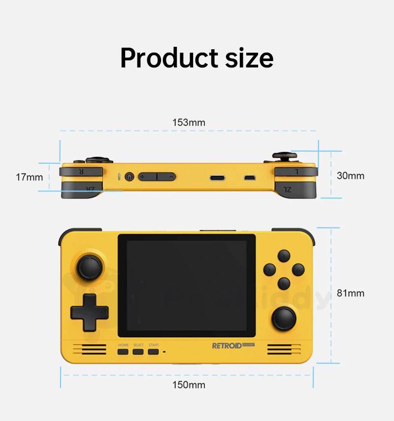 Retroid Pocket 2 - Product Size