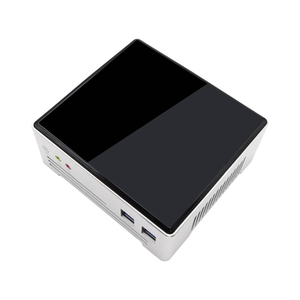 DroiX PROTEUS G4 Intel NUC Mini PC shown from the top at angle