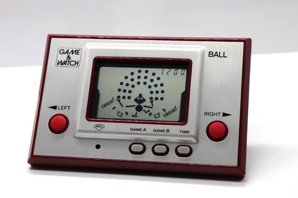 game and watch vintage handheld gaming console