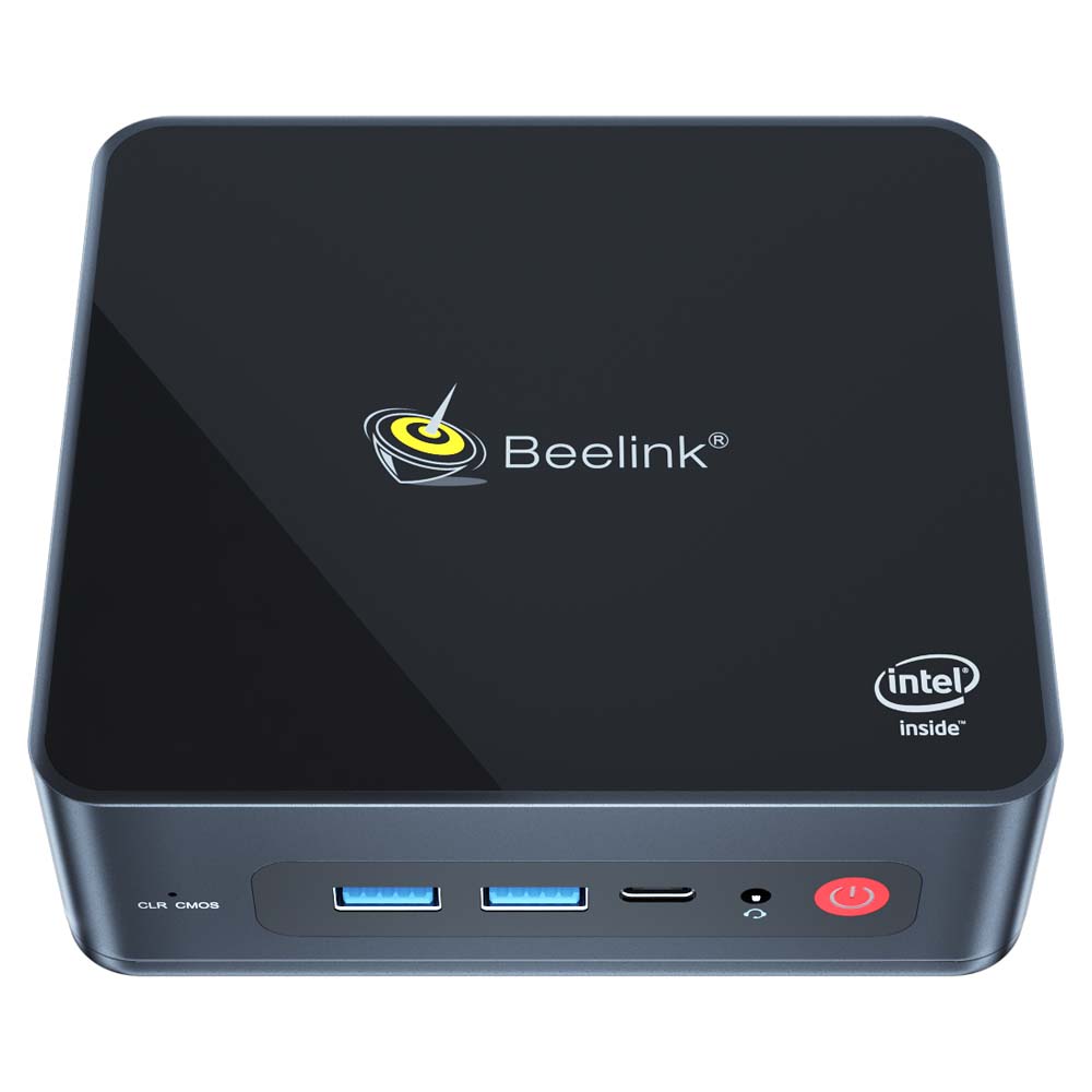 Beelink U59 Intel NUC Office PC - Shown from the top at angle