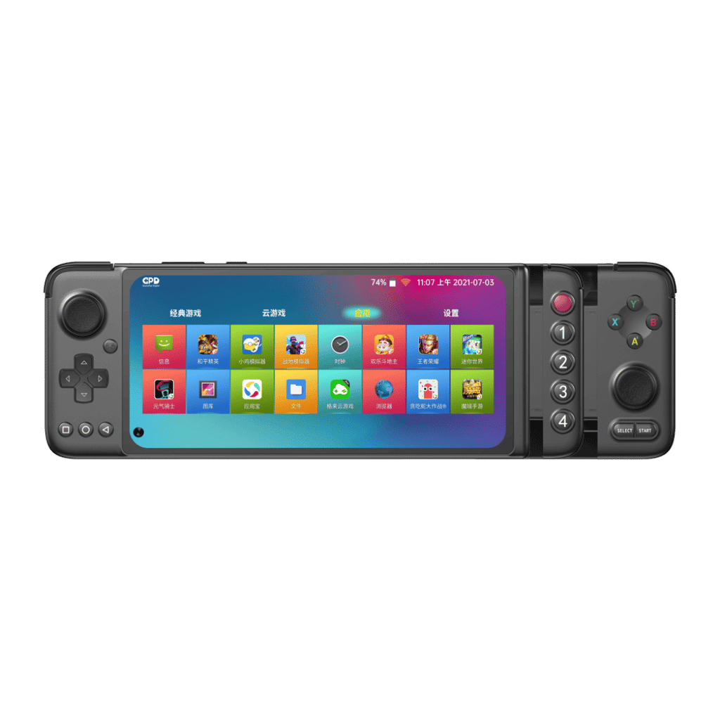 GPD XP Android Gaming Handheld - Shown with more parts