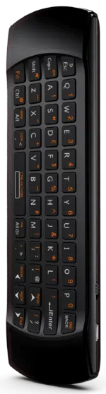 DroidBOX B52 Mini Keyboard Wireless Remote back QWERTY view