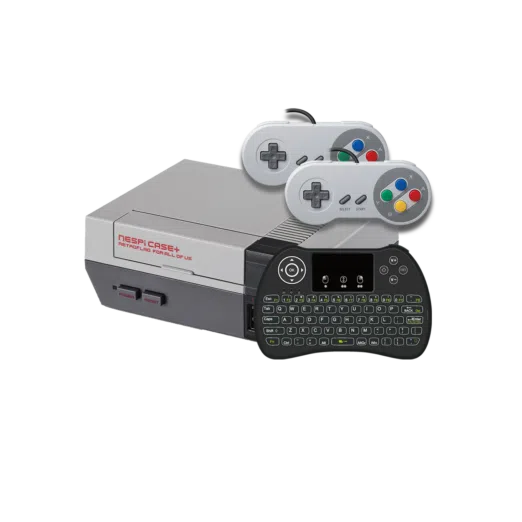 images DroiX RetroPie Home Entertainment Gaming System N-LINE - With i9 Mini-Keyboard and SNES Controller