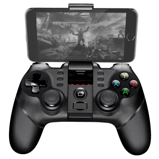 iPega 9076 Gamepad Front-View Playing on a Smartphone