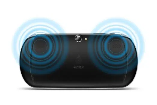 MOQi I7s Android Gaming Smartphone - Rear showing Speakers
