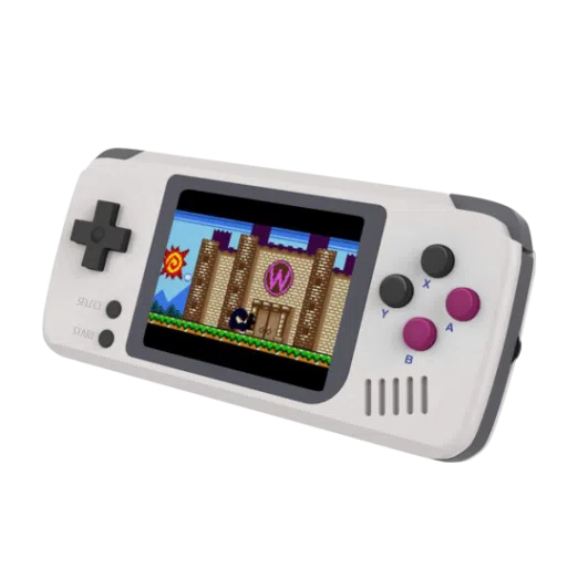 BITTBOY Pocket GO - Retro Gaming Portable Handheld Console - Angle View