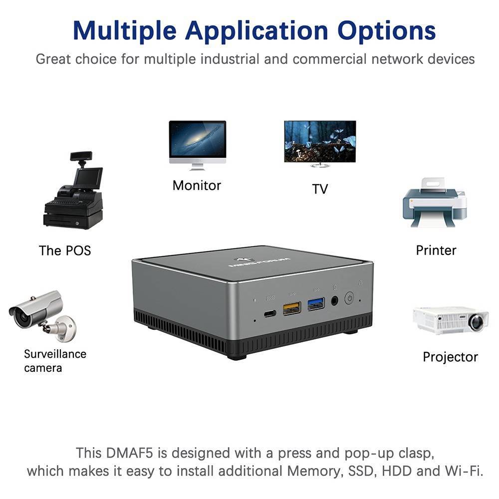 MinisForum DeskMini DMAF5 4 MinisForum DMAF5 - Showing applications