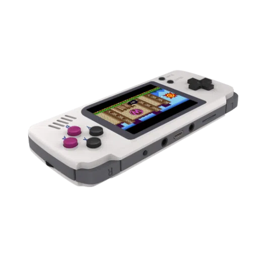 BITTBOY Pocket GO - Retro Gaming Portable Handheld Console - Laying flat