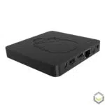 GT King by DroiX AMLogic S922X Android 9 Pie Powered TV Mini PC HTPC - Back view showcasing DC Adapter, USB 2.0 Type A Port, HDMI Port, 1GB/s Ethernet Port, SPDIF and AV Port