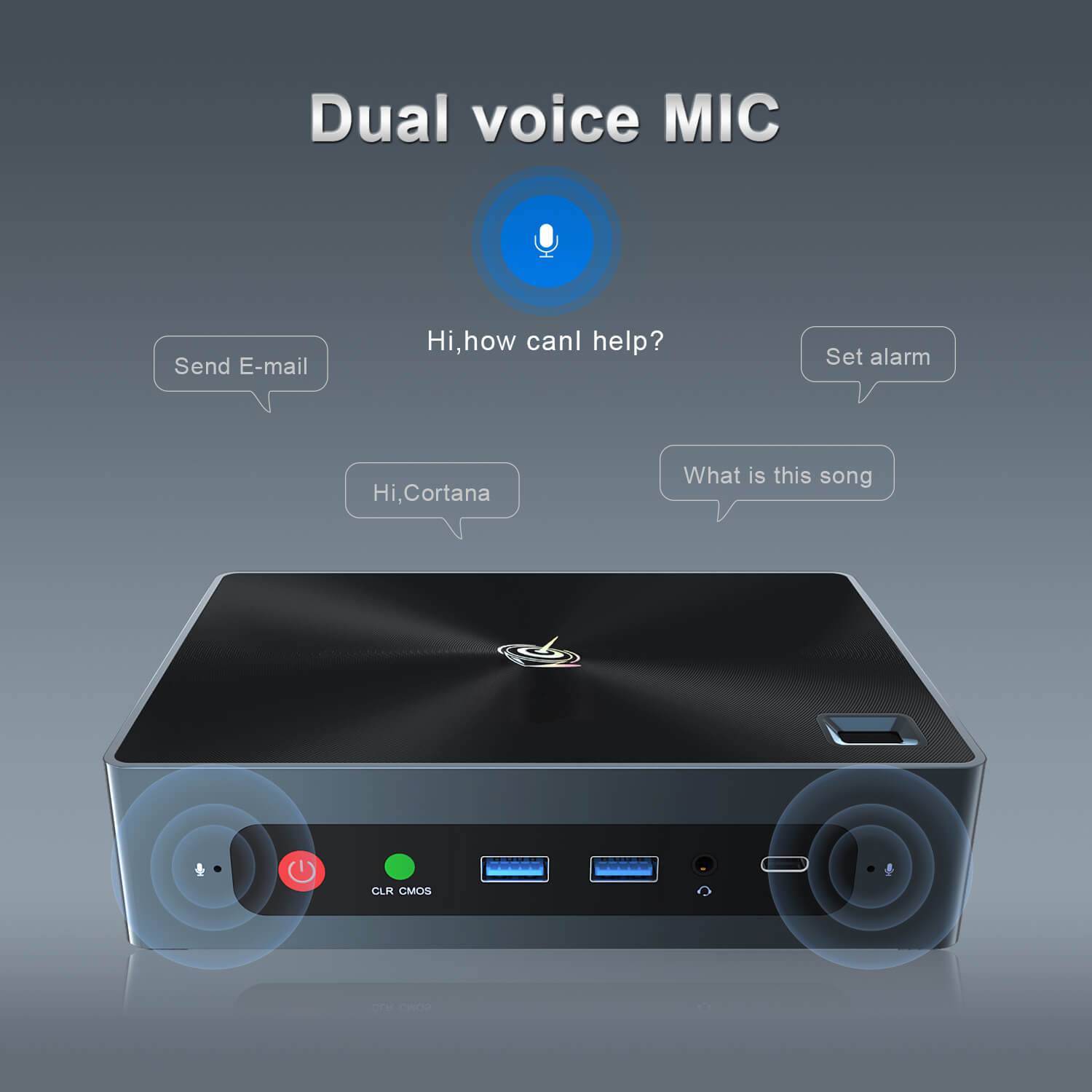 Beelink GTi8 7 Beelink GTi 8 i5 8259U showcasing the Dual-voice Microphone
