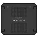 MINISFORUM GK50 Windows Mini PC - Showing from the bottom with Air Vents and Text