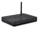 DroidBOX M5 (Refurbished) Android Set Top Box left and front view