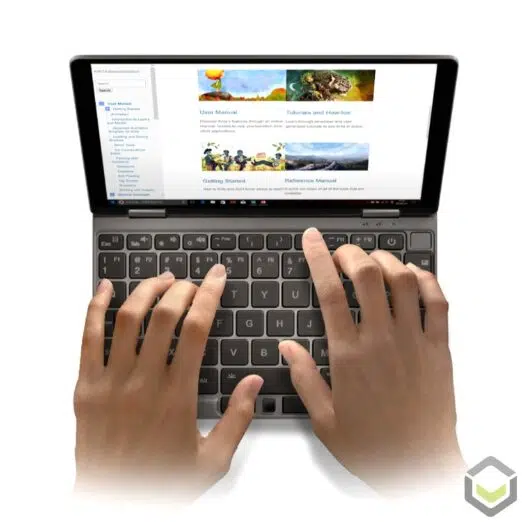 One Netbook Mix 3S Platinum Edition - Working on a Document