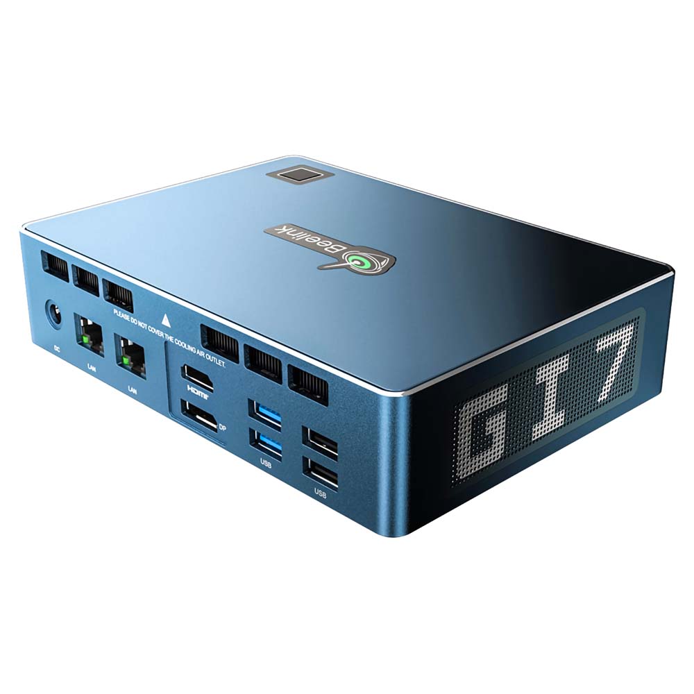 Beelink GTi 11 Intel NUC - Shown from the back at angle