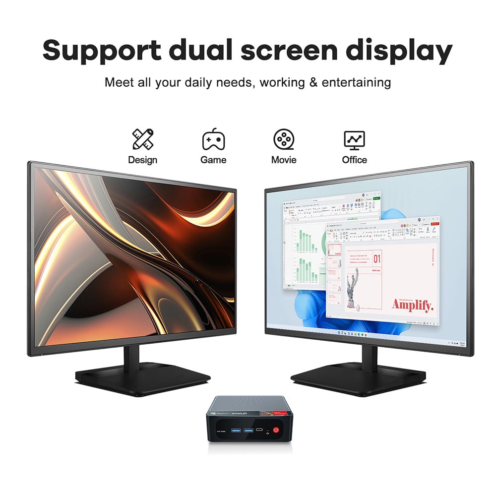 Beelink SER5 Support dual screen display 