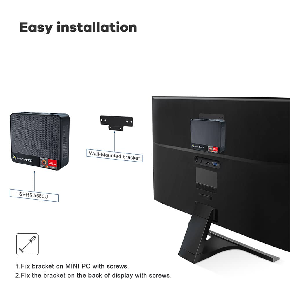Beelink SER5 easy instalation