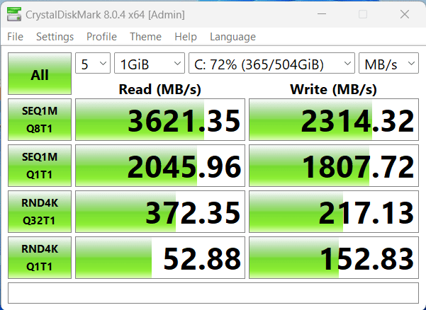 Read / Write Speed on Steam Deck