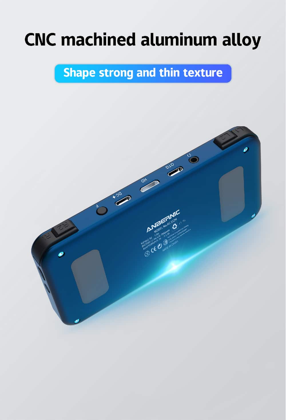 ANBERNIC RG353M 4 ANBERNIC RG353M BLUE DONE MARKETING IMAGE 4