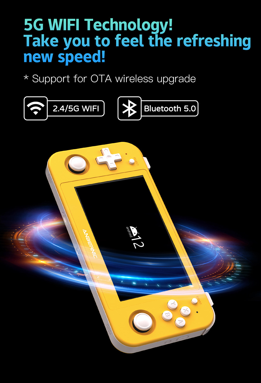 ANBERNIC RG505 7 ANBERNIC RG505 YELLOW MARKETING IMG DONE 6