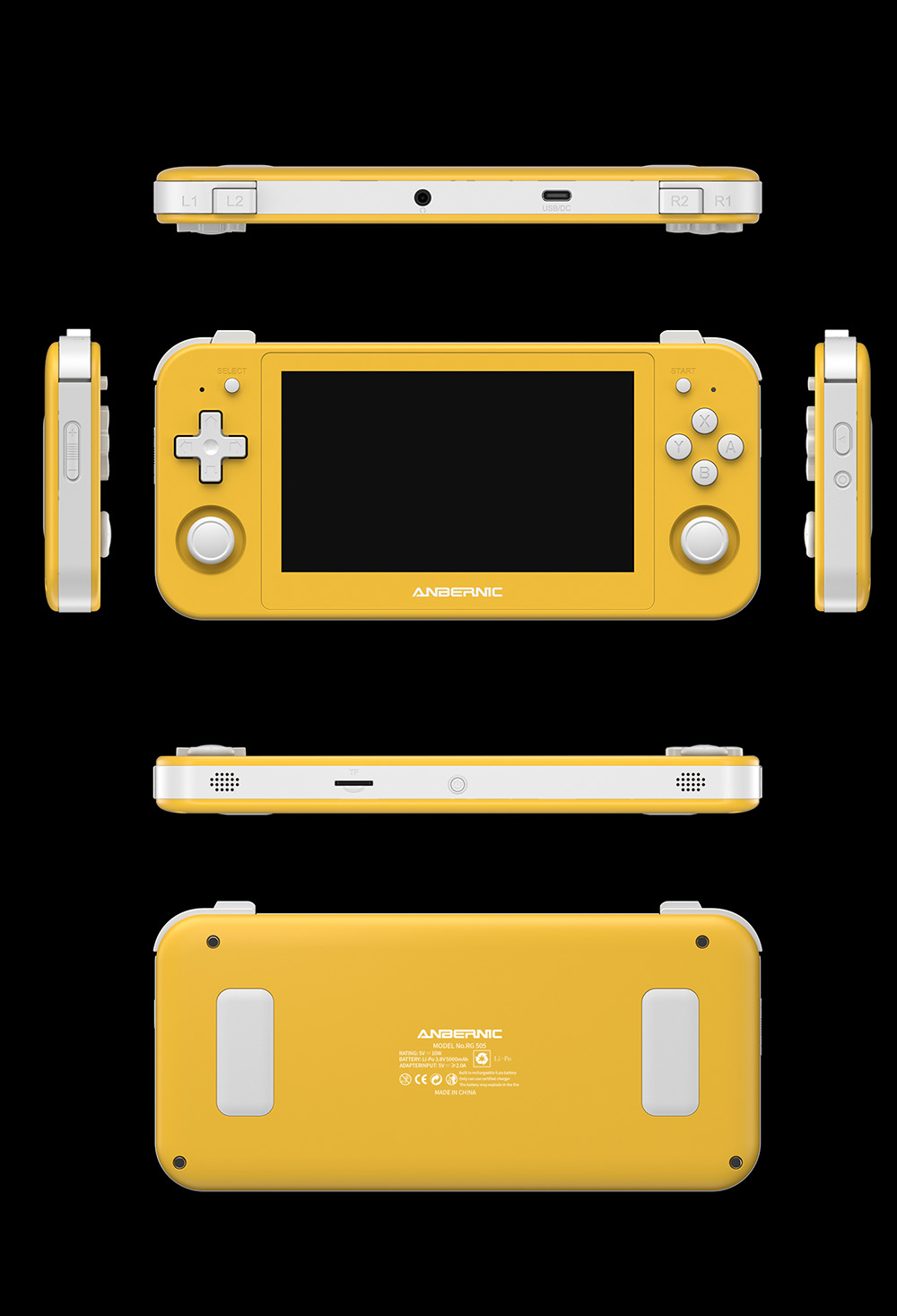 ANBERNIC RG505 9 ANBERNIC RG505 YELLOW MARKETING IMG DONE 8