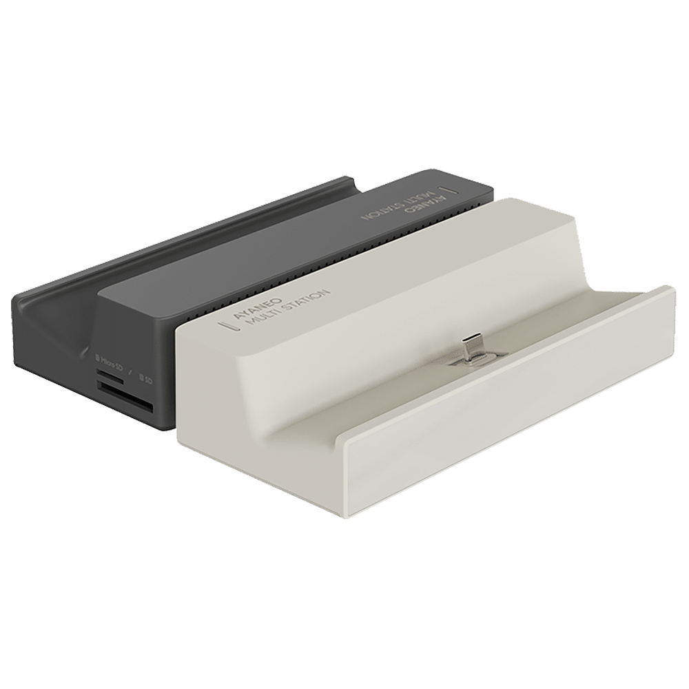 AYANEO Multi Docking Station Main image for black and white colors