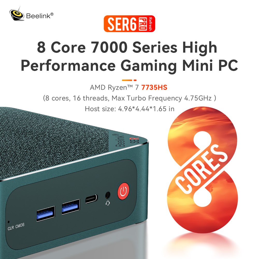 Beelink SER6 Pro 1 BEELINK SER6 PRO 7735HS DONE MARKETING IMAGE 1 1