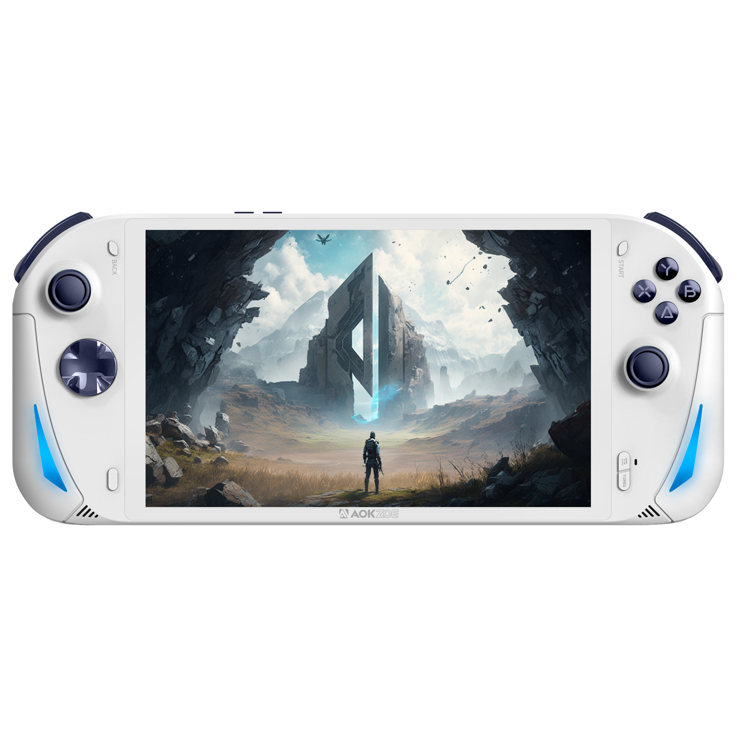AOKZOE Lunar White Gaming Handheld