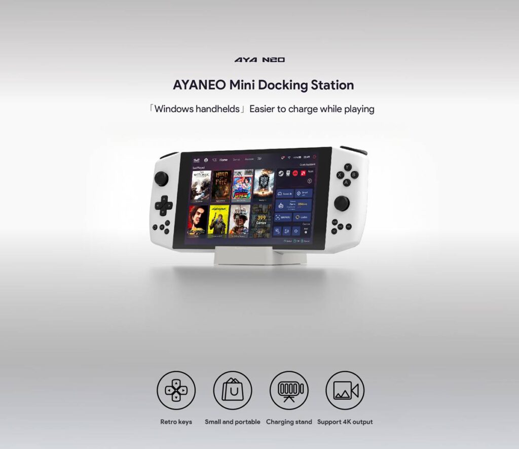 AYANEO Mini Docking Station 1 AYANEO MINI DOCK MARKETING IMAGE 1