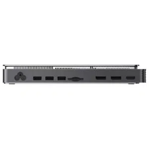 Image of the GPD G1 2024 eGPU Docking Station, featuring AMD Radeon RX 7600M XT GPU, TGP Toggle Switch for enhanced performance control, and versatile connectivity. Perfect for gamers and professionals. Pre-order now for revolutionary capabilities