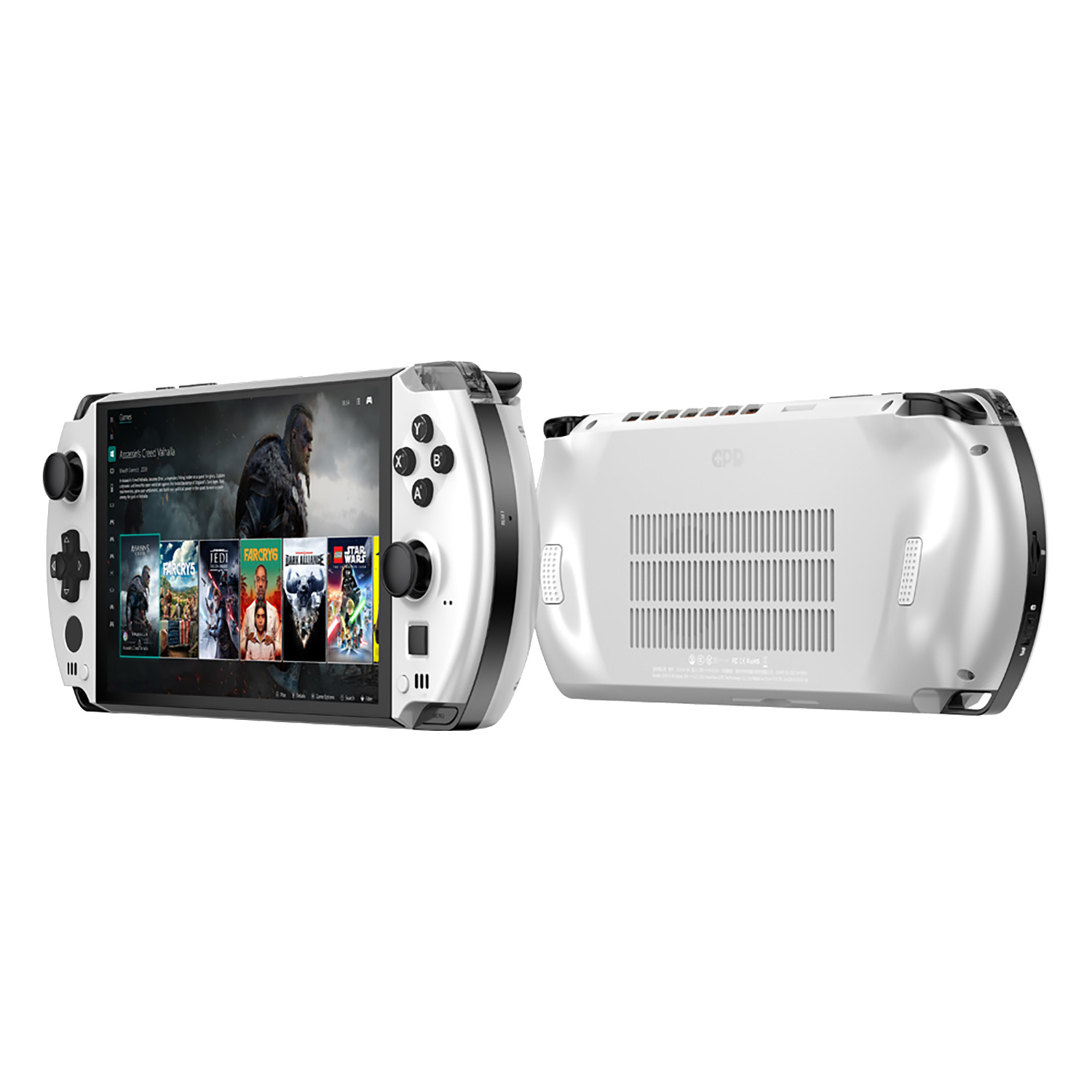 GPD Win 4 2023 White front and back view