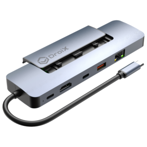DroiX NH8 USB Hub with NVMe Render