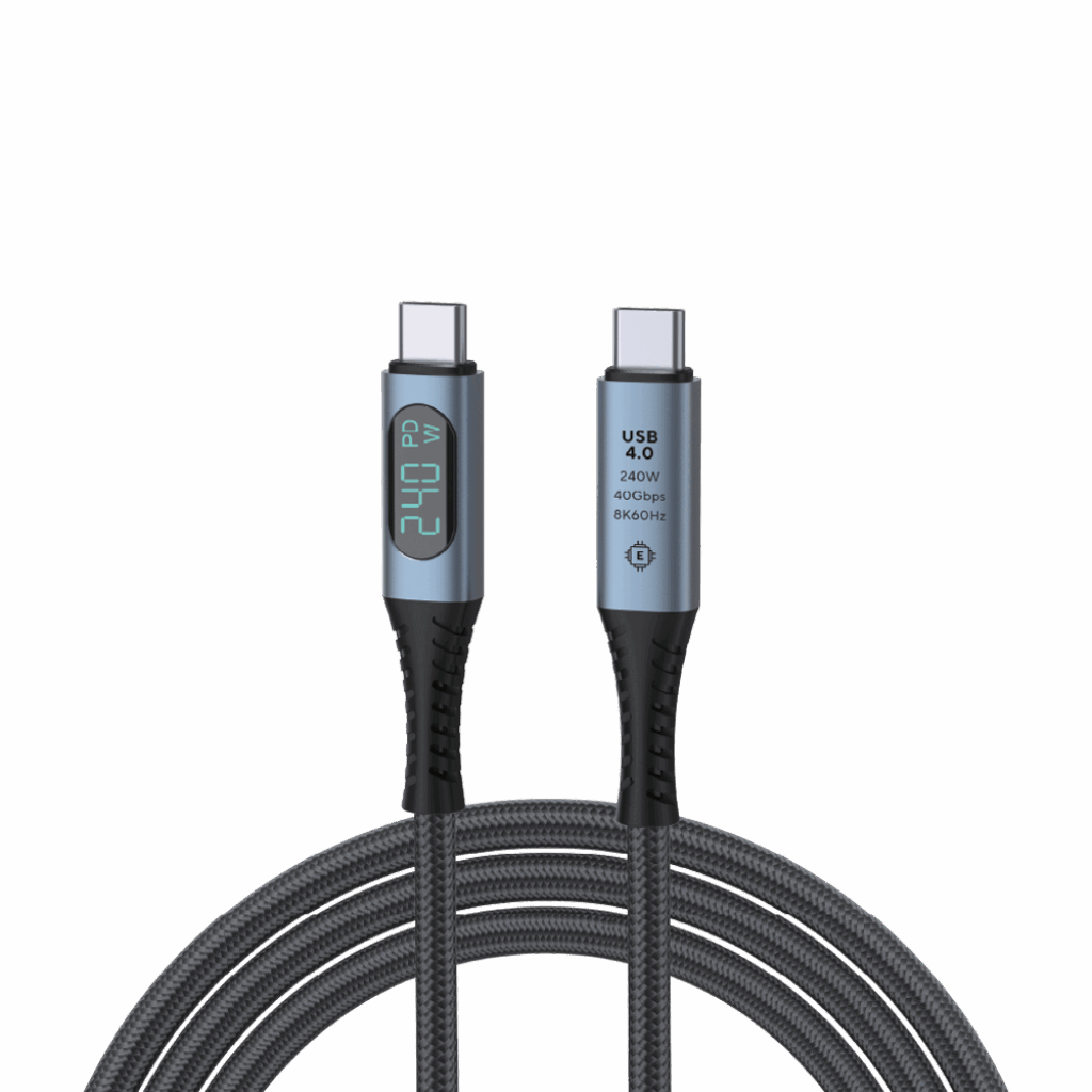 DroiX USB 4.0 Type-C Cable - Straight