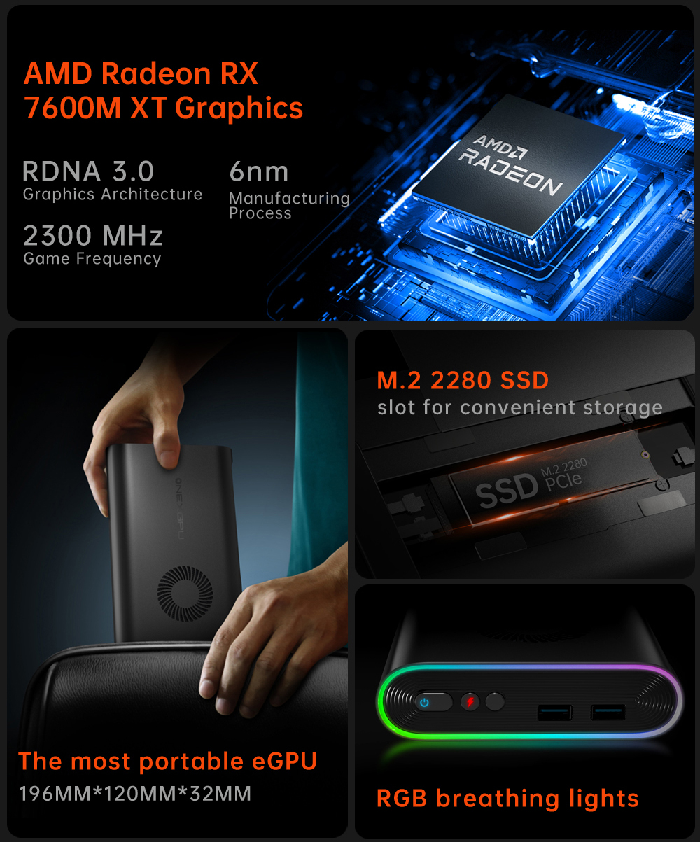 ONEXPLAYER ONEXGPU eGPU Docking Station 3 onexgpu