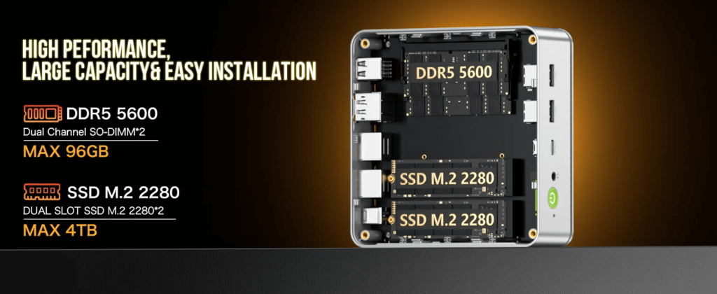 GMKTec NucBox K9 5 GMKtec NucBox K9 mini PC equipped with DDR5 memory for enhanced speed and efficiency in computing tasks