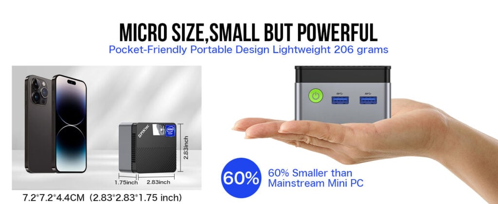 GMKTec NucBox G5 6 GMKtec NucBox G5 mini PC, known for its micro size yet powerful performance, ideal for compact and efficient computing.