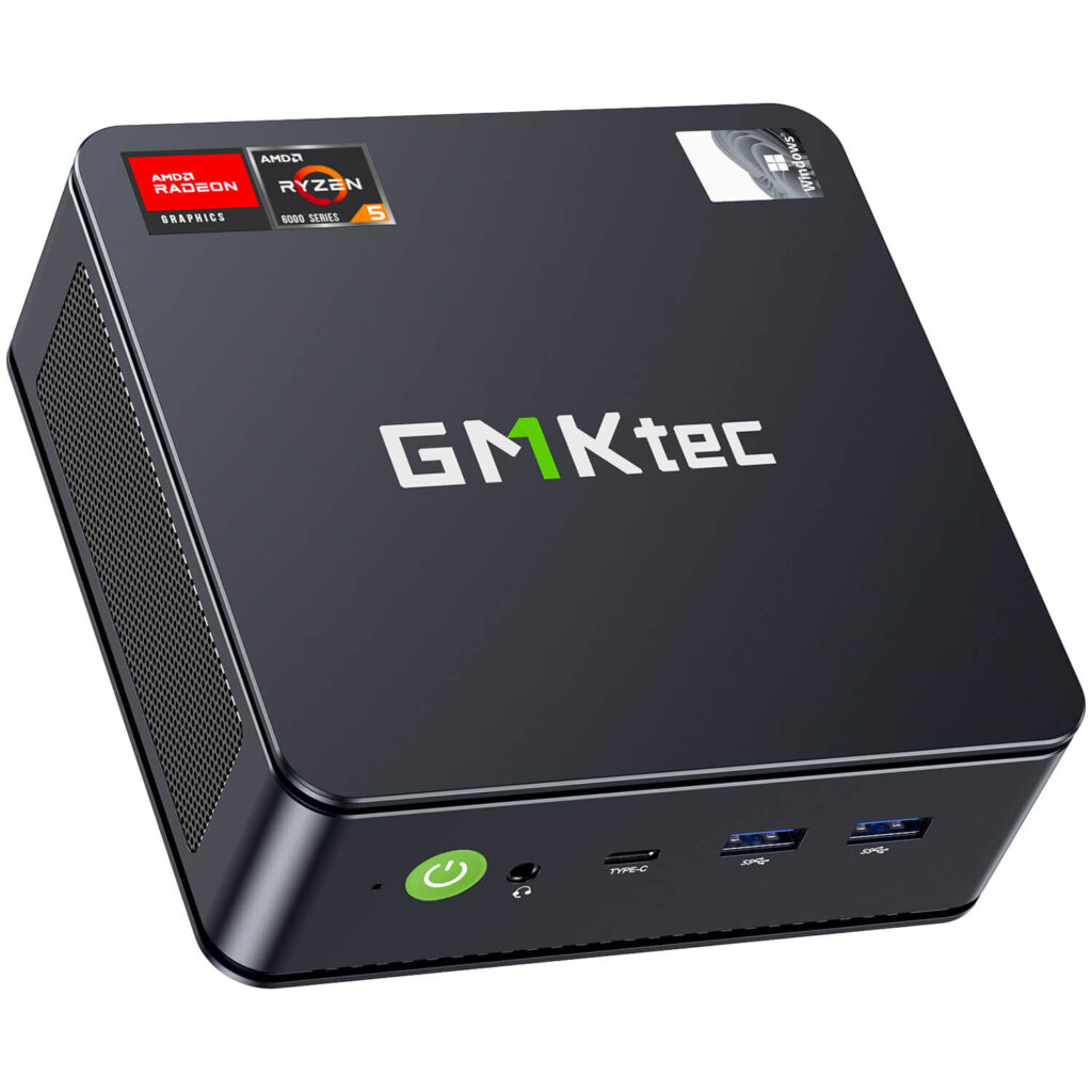 GMKTec NucBox M6 1 GMKtec NucBox M6, a compact and powerful mini PC designed for versatile computing and multimedia tasks.