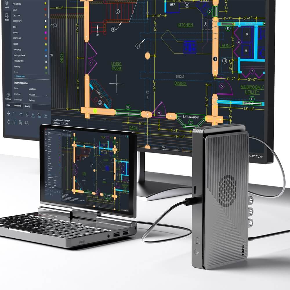 GPD G1 (2024) eGPU Docking Station - DROIX