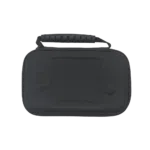 Anbernic Cube case in black, featuring a compact and sleek design with a durable, textured exterior for enhanced grip. The case includes custom-fitted foam inserts to securely hold the Anbernic gaming console and accessories, ensuring protection during travel.
