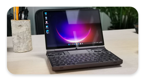 WIN MAX 2 gaming laptop 2-in-1 with magnetic gamepad covers to turn it into a professional mini laptop