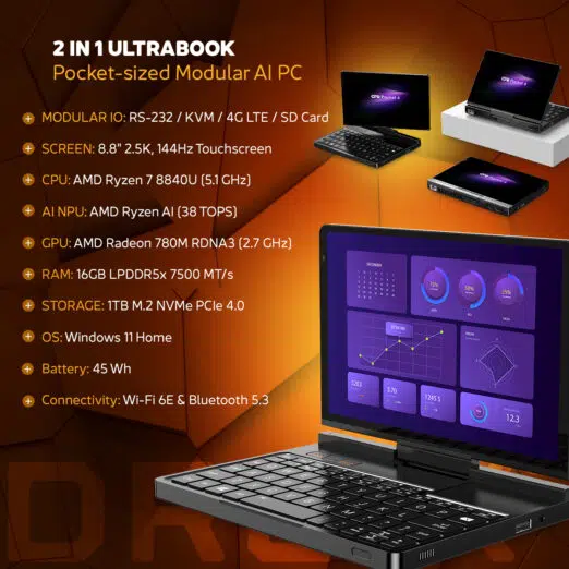 GPD Pocket 4 Mini Laptop 💻 | Ultra-Portable Power