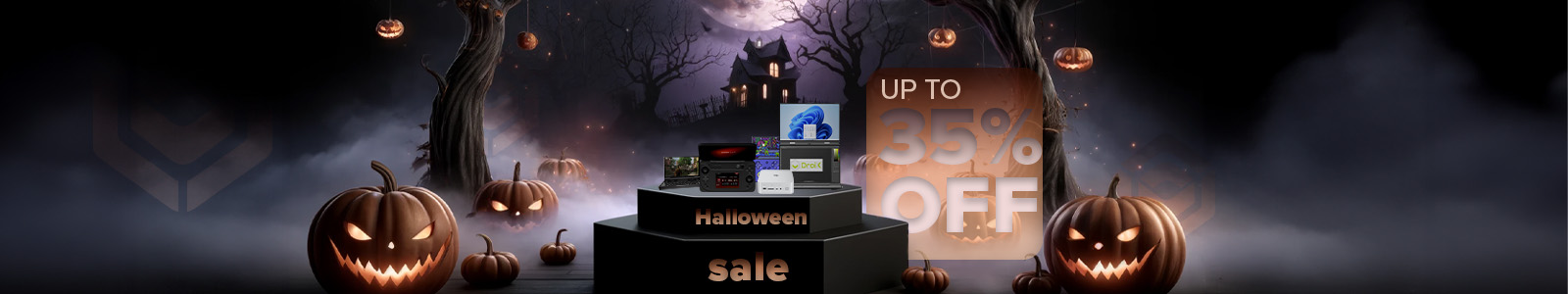 DROIX HALLOWEEN SALE BANNER DESKTOP 2024